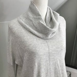 Miss Selfridge Light Grey Cowl Neck Sweater